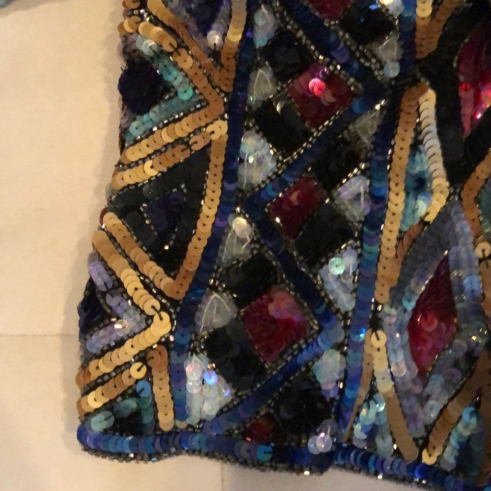 vintage sequin jacket - Picture 2 of 4